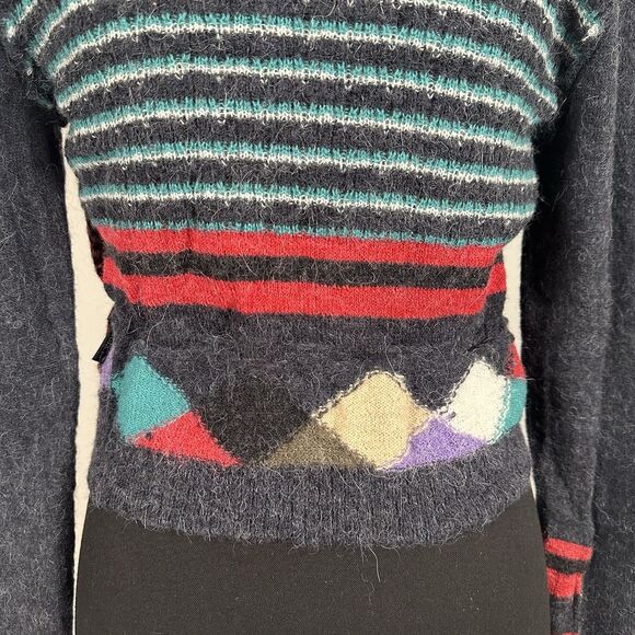 D.E.P.T. Cardigan Women Large (Fits like A Small) Wool Blend Open Front Sweater - Picture 11 of 16